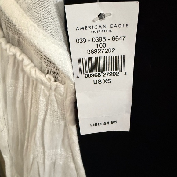 American Eagle Mini Babydoll dress in white size Xtra Small! NWT - Picture 4 of 5